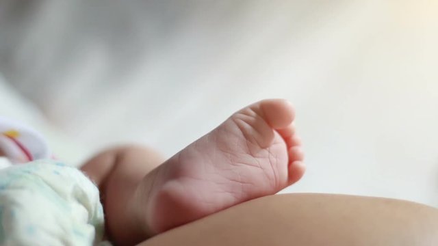 Baby's feet,newborn 