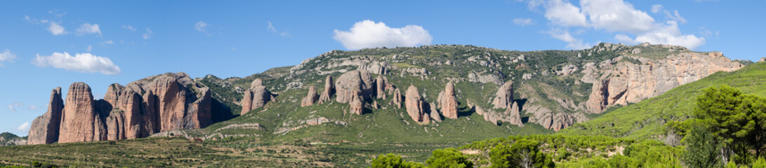 Fototapeta na wymiar panorama of riglos