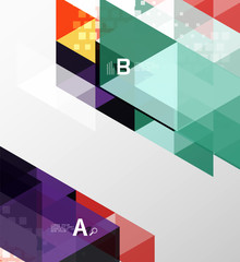 Vector minimalistic triangle design