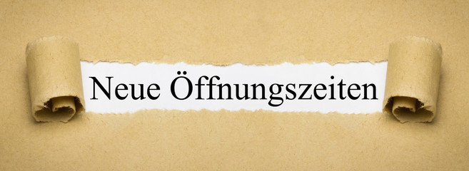 Neue Öffnungszeiten