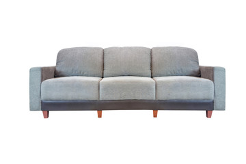 grey fabric sofa furniture