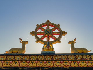 DAG SHANG KAGYU buddhist temple panillo Spain