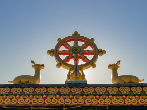 DAG SHANG KAGYU buddhist temple panillo Spain