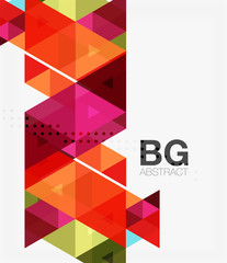 Modern geometry background