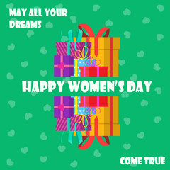 Postcard for women's day