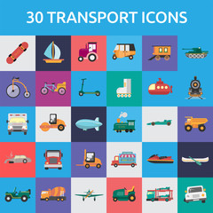 Transport Icon Set