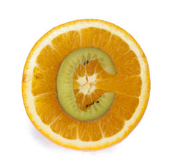 kiwi and orange