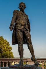 Naklejka premium Statue de l'amiral de Grasse, à Grasse, France.