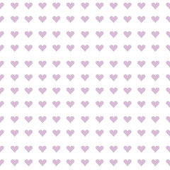 Mauve hearts seamless background