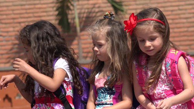 Female Children Or Little Girls