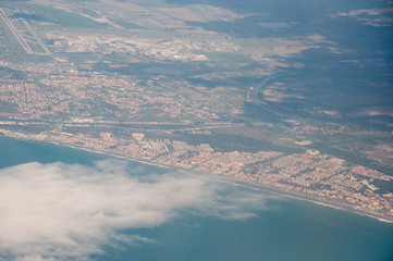 rome, aerial view