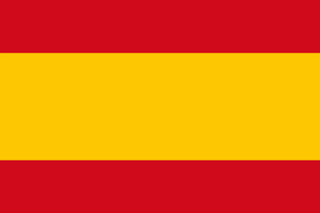 Spanish National Flag 3D illustration