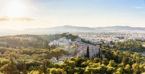 Poster panoramic view of Areopagus Hill © Sukit