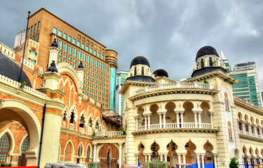 Fototapeta na wymiar Panggung Bandaraya, City Theatre and the Old High Court Building in Kuala Lumpur, Malaysia