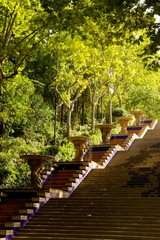 Passeig de Jean Forestier, Montjuïc, Barcelone.