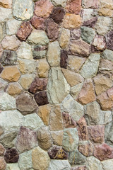 Rock wall, stone wall