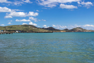 Landscape of Southern coast of Crimea. Chameleon cape