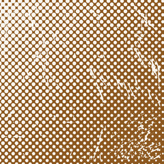Abstract halftone dots background. Vector grunge pattern.