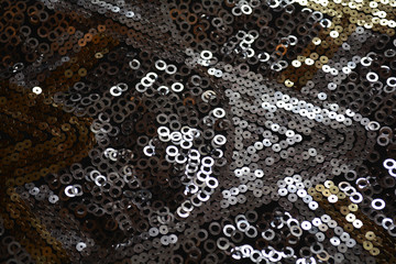 shiny material