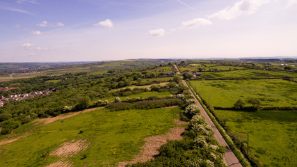 Fototapeta na wymiar Aerial Countryside