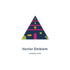 Beautiful logo for your company. Mark, emblem, element. Vector icon.