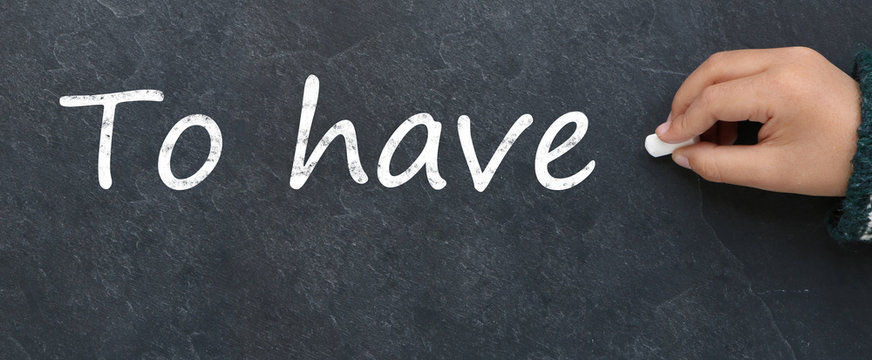 To have on a blackboard