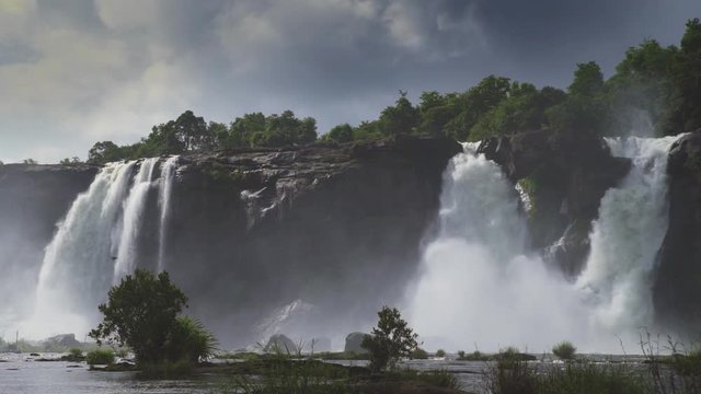 Majestic Jungle Waterfall