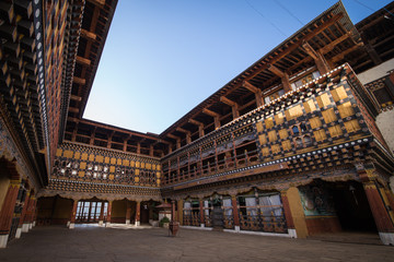 Obraz premium Rinpung Dzong in Paro, Bhutan