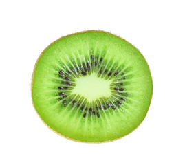 Naklejka na ściany i meble Kiwi fruit on a white background