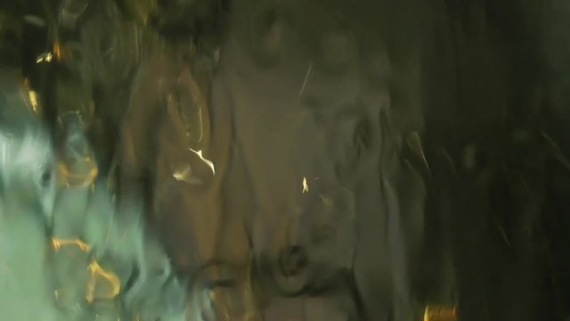 Background washing by oil