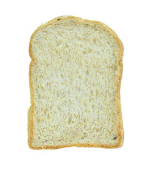 Sliced bread isolated on white
