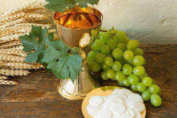 Holy bread and wine