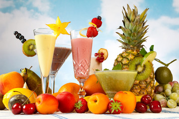 Smoothie or milkshake fun