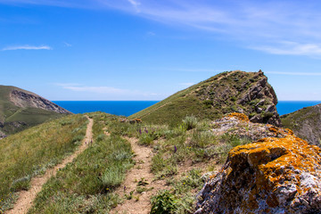 Beautiful multicolored relax seascape