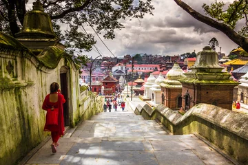 Photo sur Plexiglas Temple August 18, 2014 - Pashupatinath Temple in Kathmandu, Nepal