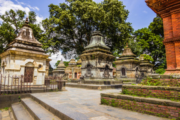 Fototapeta na wymiar August 18, 2014 - Pashupatinath Temple in Kathmandu, Nepal