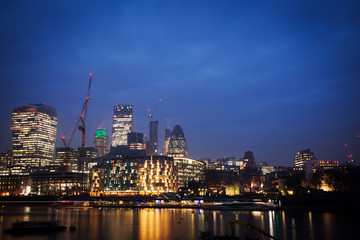 Fototapeta premium city of London one of the leading centres of global finance, UK