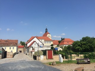 Elbe und Stadtansichten Mühlberg
