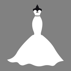 Elegant wedding dress