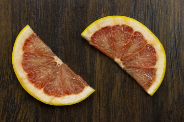 grapefruit red juicy fresh tropical sliced exotic vitamin fruit