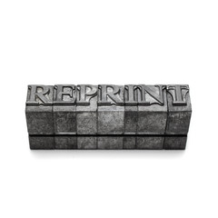reprint word, letterpress