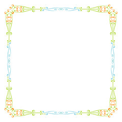 Decorative frame and border