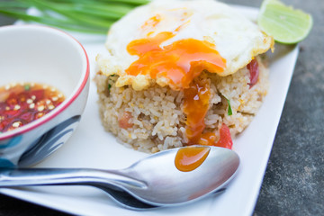 Fried rice with Fried egg