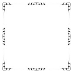 Fototapeta premium Decorative frame and border