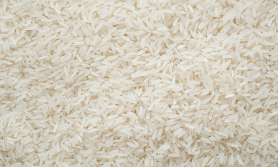 White rice, natural long rice grain