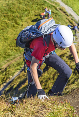 Klettersteig-Abenteuer im Gebirge