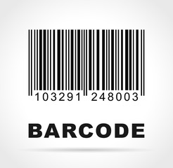 barcode on white background