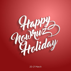 Nowruz greeting. Novruz holiday. Iranian new year.