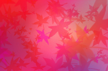 abstract maple colorful background