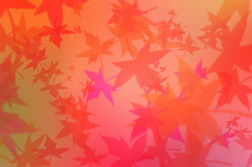abstract maple colorful background